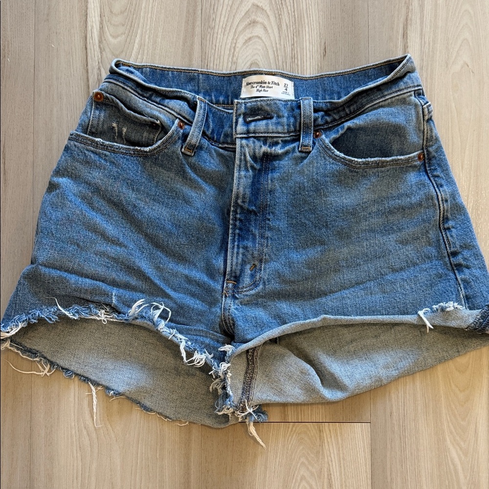 Abercrombie & Fitch Classic Blue Jean Shorts